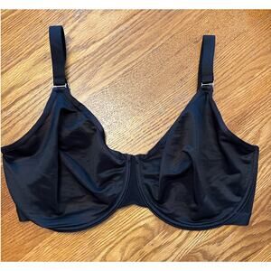 Soma Size 38G Unbelievable Minimizer Bra Black Underwire Unlined